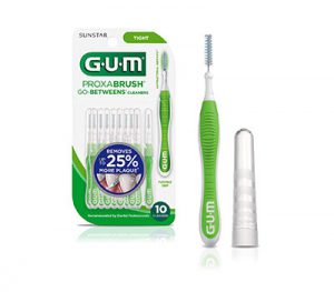 GUM – Interdental Brushes, Tight, 10 Count (Pack of 6)