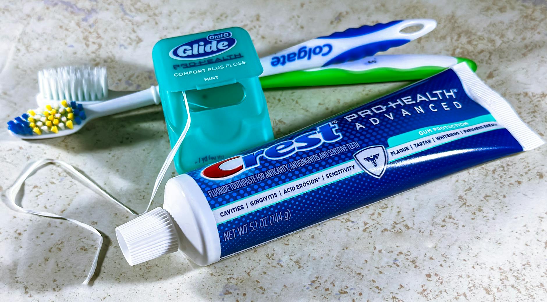 prescription fluoride toothpaste tubes comparison