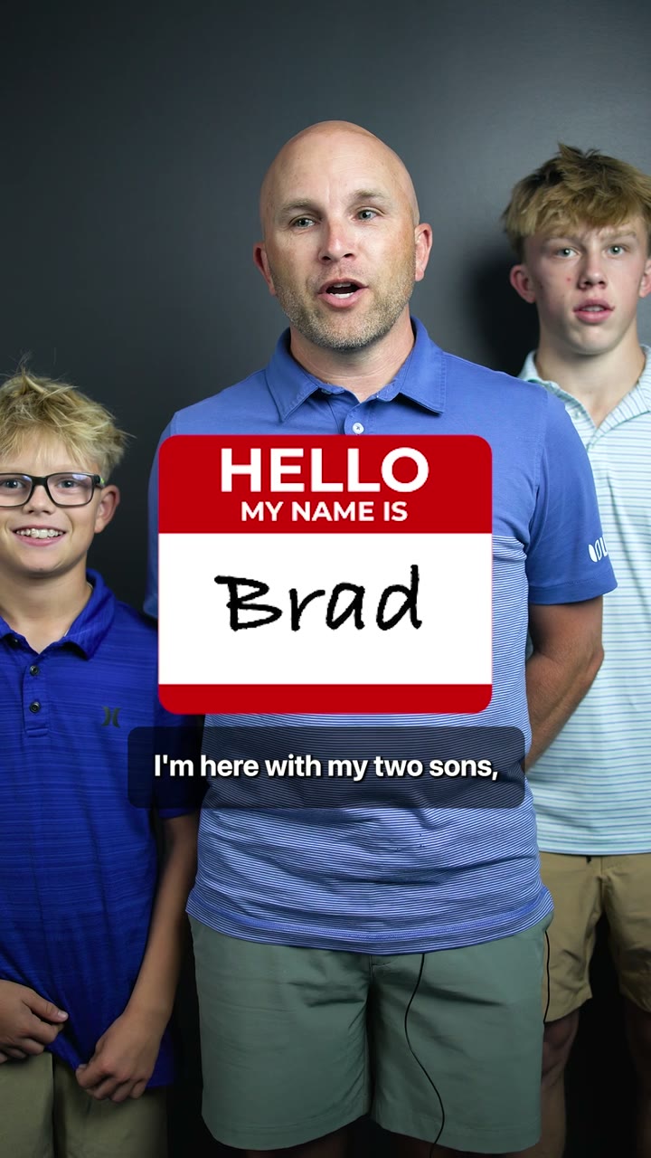Brad Jodts and his sons, Invisalign and family dentistry patients